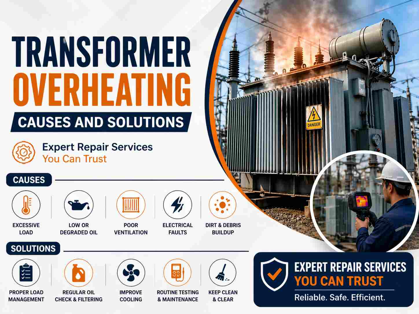 Transformer overheating causes and solutions
