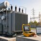 Step-by-step transformer health check process showing inspection, testing, and diagnostic analysis in electrical power systems