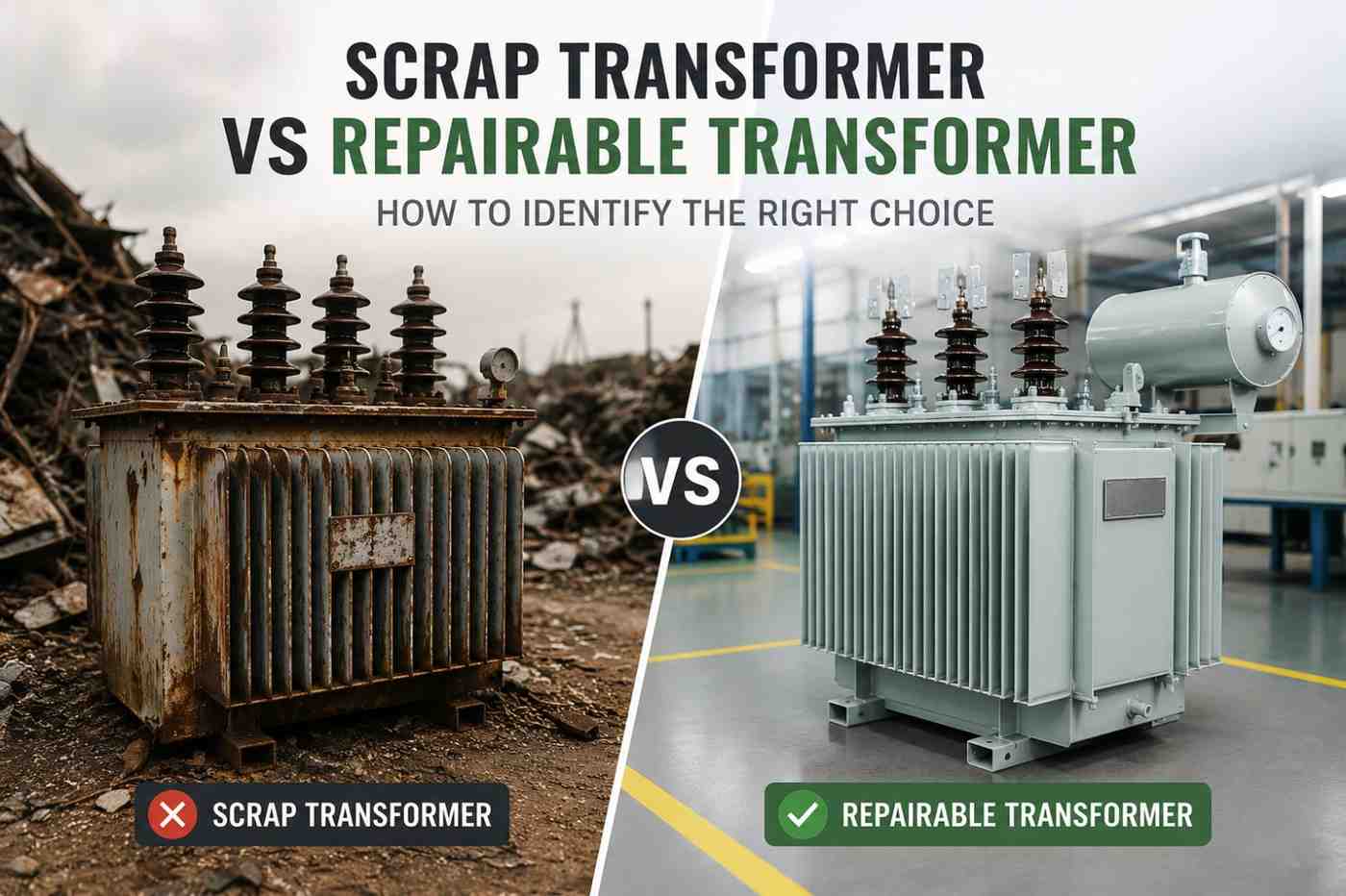 Scrap Transformer vs Repairable Transformer