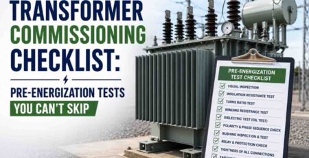 transformer commissioning checklist